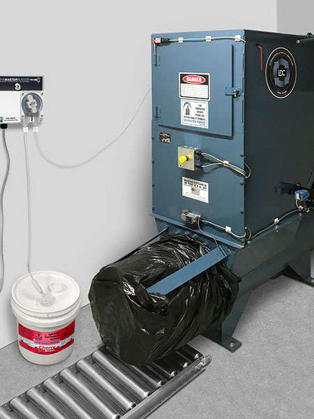 Sanitizer Installed on DUmpster Sanitize Dumpster